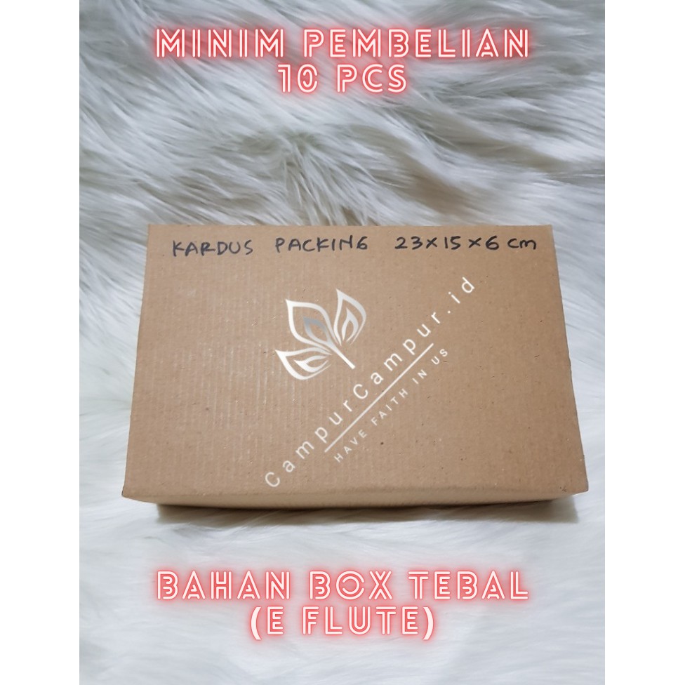BOX PACKAGING KARDUS BAJU,HIJAB,MAKANAN 23X15X6 GIFT BOX / PACKAGING OLSHOP