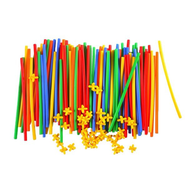 Magic Straw 110 ( 55 Pipa Sedotan + 55 Konektor ) Mainan Edukasi Anak