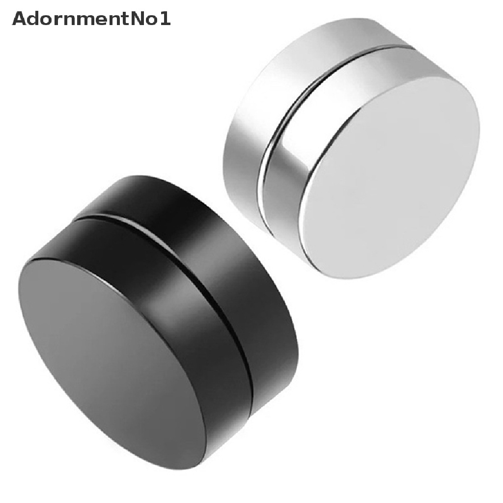 (AdornmentNo1) 3pcs / set Anting Tusuk Magnetik Tanpa Tindik Gaya Punk Ukuran 6 / 8 / 10mm Untuk Pria