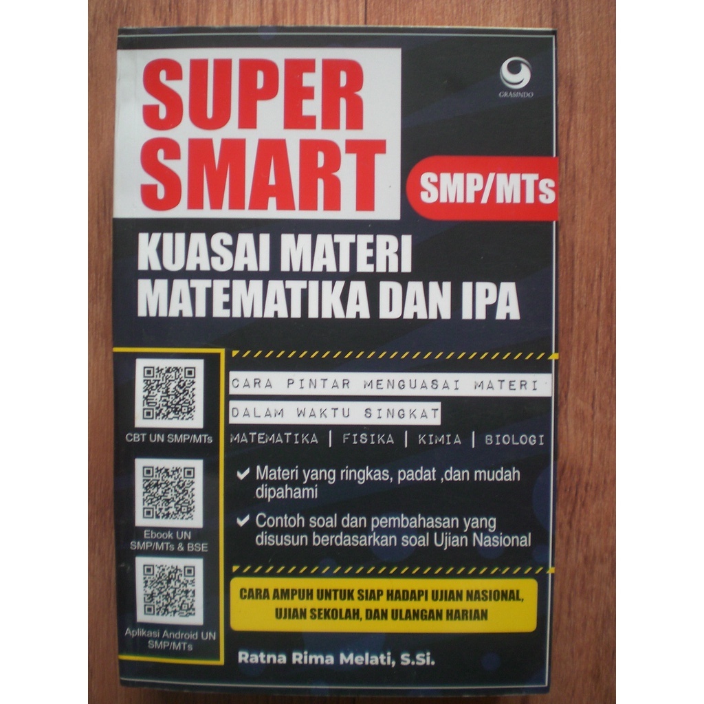 BUKU SUPER SMART KUASAI MATERI MATEMATIKA DAN IPA SMP MTS