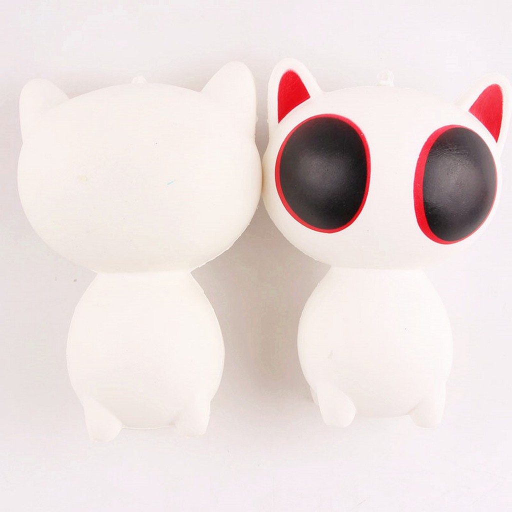 Squishy Kucing Mata Belo Big Eyes Alien Cat SanQi Elan Original