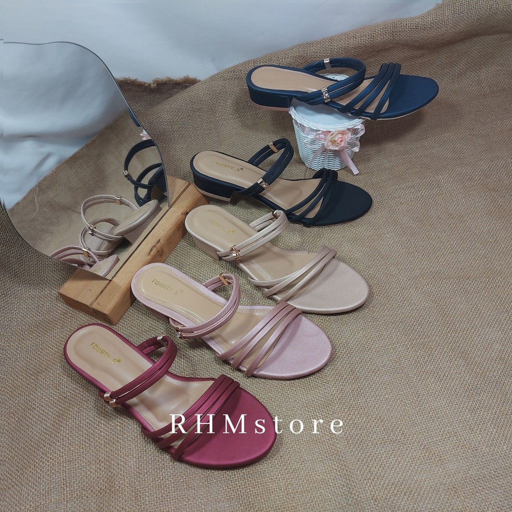 Sandal Hak Tahu 3 cm RHM K-06