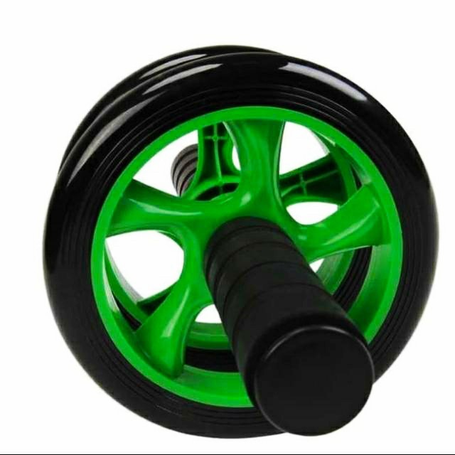 SERBADA AB Wheel Double Roller Galery Sport Alat Gym Sit Up dan Push Up