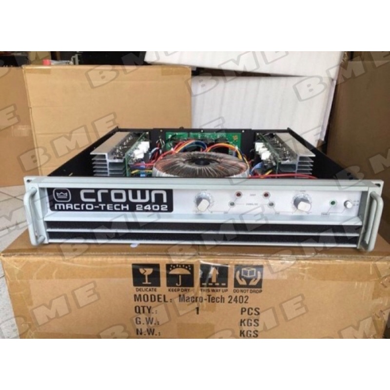 POWER AMPLIFIER CROWN MACRO TECH 2402 / MACROTECH 2402