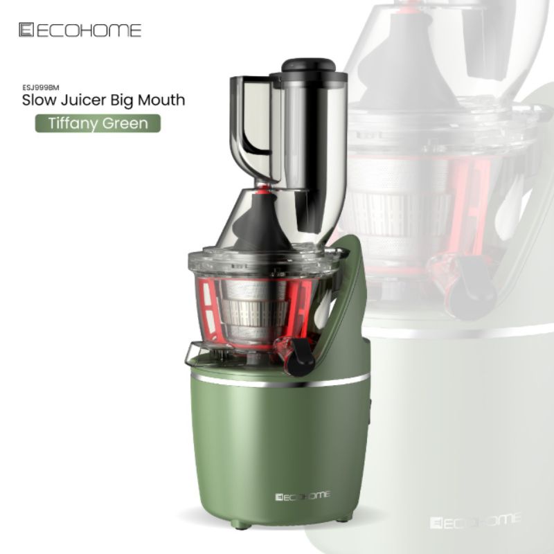 Ecohome Slow Juicer Big Mouth ESJ-999 BM TERBARU ESJ999BM ORIGINAL BERGARANSI RESMI