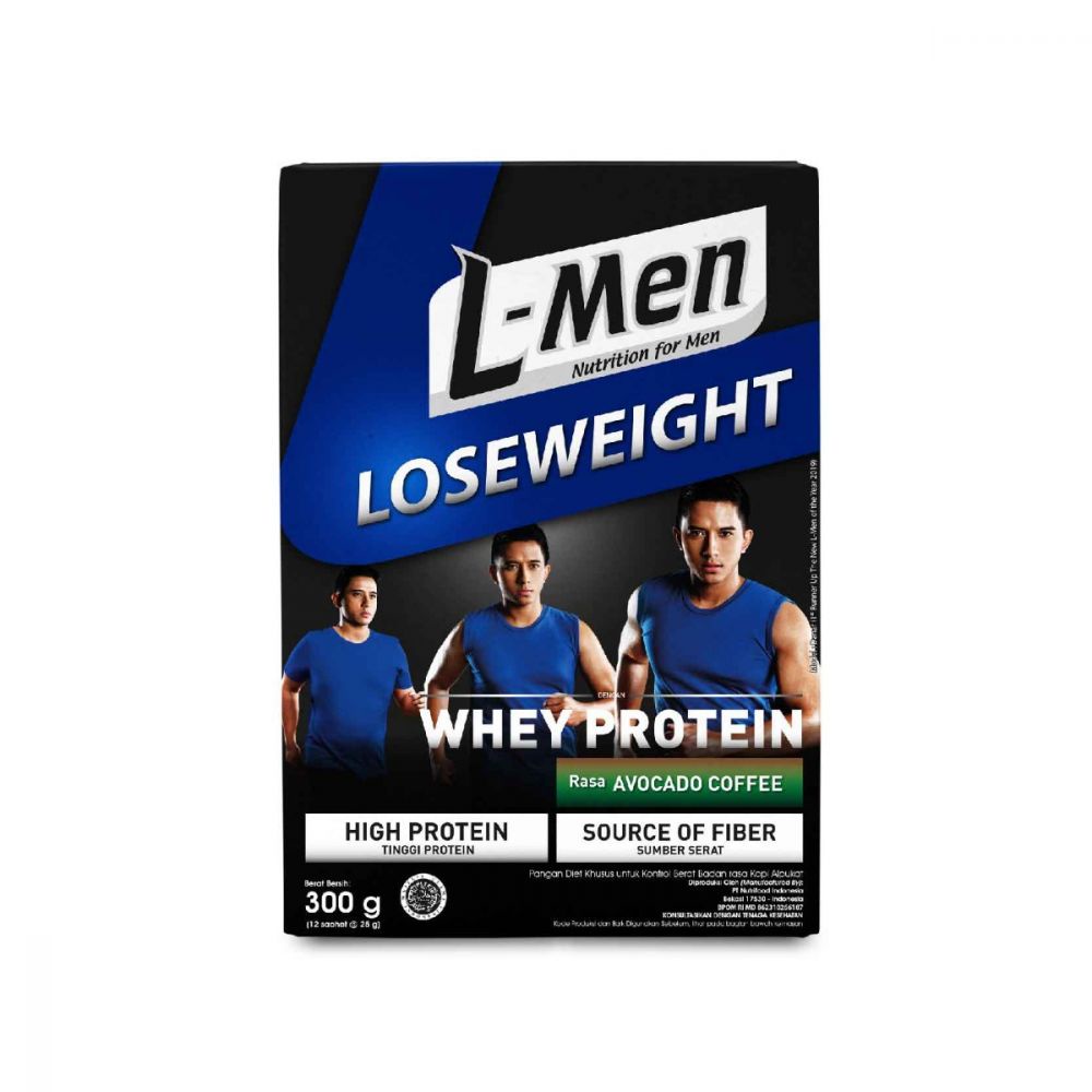 L-Men Lose Weight 300 Gram - Suplemen Penurun Berat Badan Tinggi Whey Protein