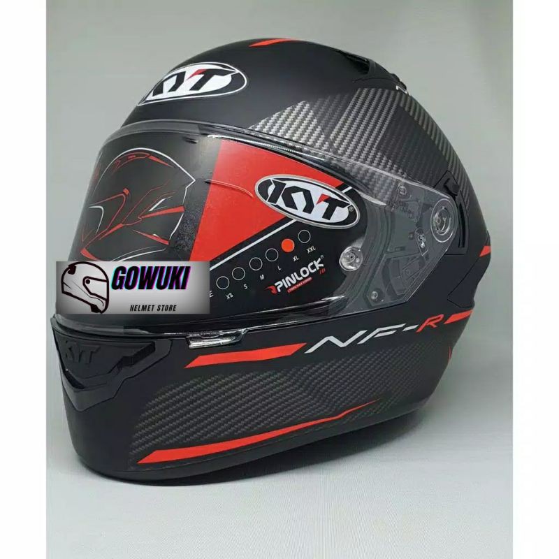 KYT NFR LOGOS BLACK MATTE - KYT FULL FACE