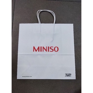 Jual Miniso Paper Bag Ukuran S M L Original Minimal Pcs Ya Shopee Indonesia