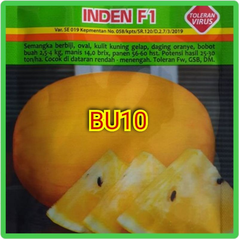 Benih Buah Semangka Merah Kuning Melon Pepaya California Timun Apel Suri Blewah Terong Belanda-BU10