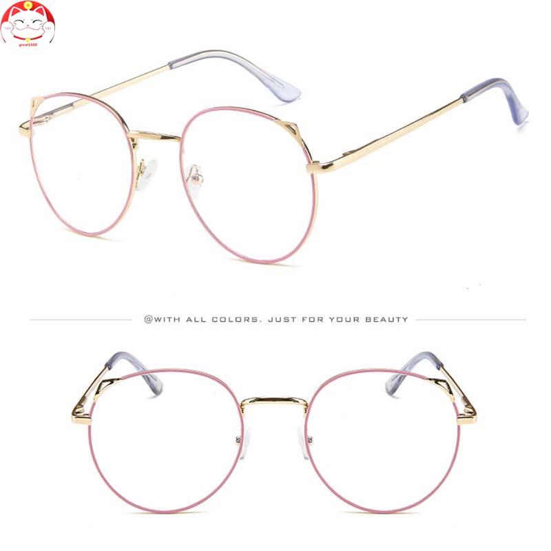 Blue Light Blocking Glasses Cute Anti Eye Strain Fashion Big Frame Glasses For Reading Play Computer