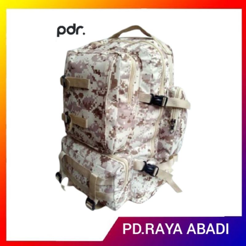 ransel army besar tas gendong besar ransel gurun tas army digital gurun
