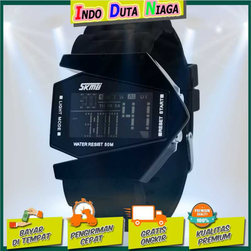 IDN - SKMEI Jam Tangan Airplane Pria - 0817B