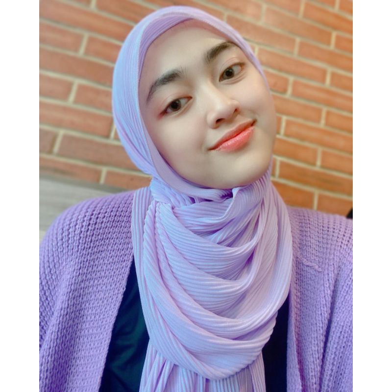 Pashmina Plisket Full Ukur 175X75 Diamond Premium Jahit Tepi-8