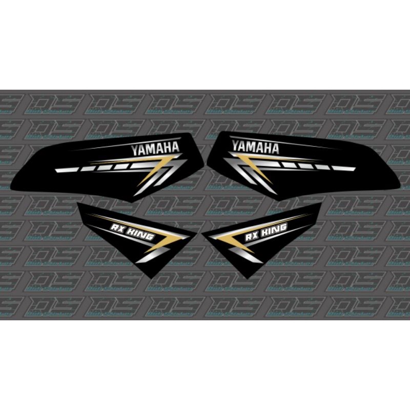 STRIPING TRANSPARAN RX-KING COSTUM II STRIPING RX KING VARIASI-Hitam