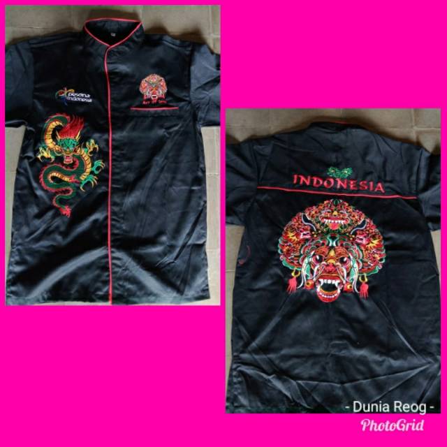 Hem / Kemeja Bordir Dewasa Motif Jaranan