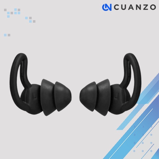Penutup Telinga Ear Plug Noise Reduction 2 Layer / Penutup Telinga Kedap Suara Ampuh Berkualitas / E