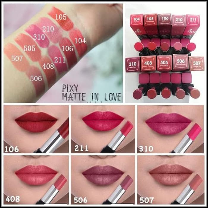 ❄️MATCHA❄️ PIXY LIPSTICK MATTE IN LOVE - LIPSTICK MATTE PIXY