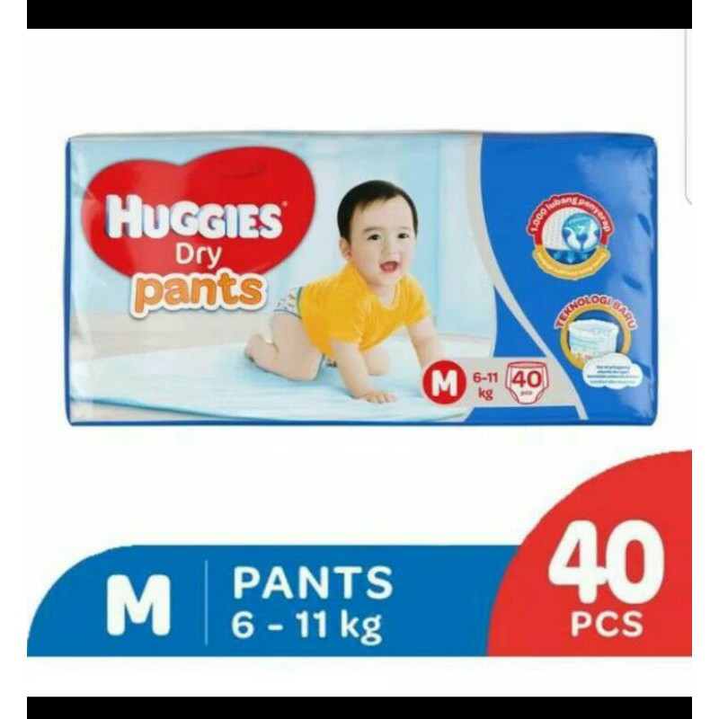 Promo Huggies dry pants M40