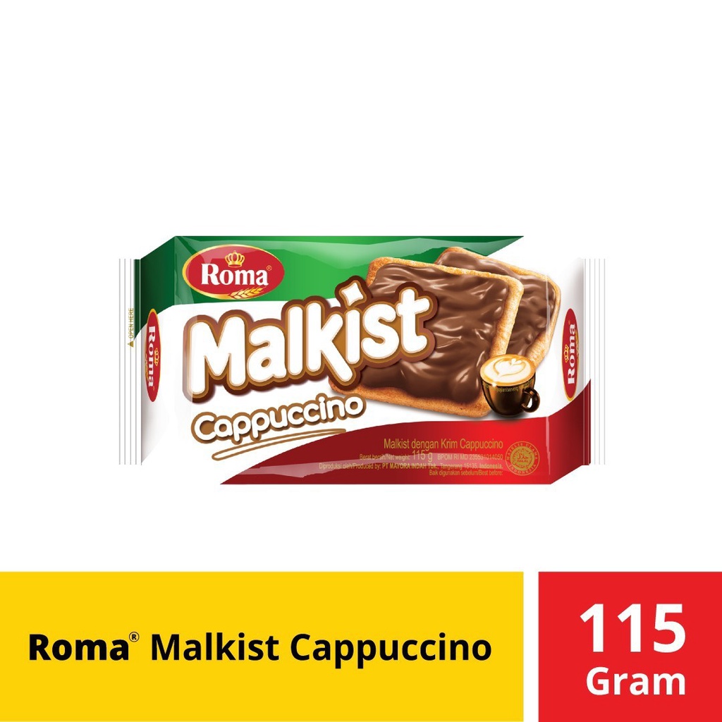 

Roma Malkist Cappuccino 115 Gr