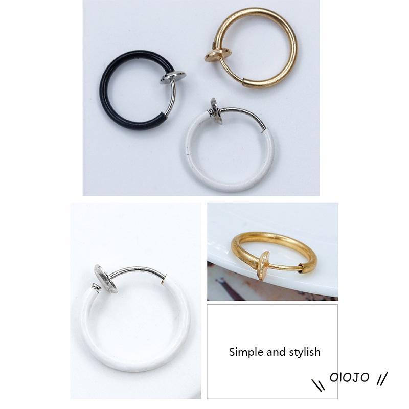 1PCS Cincin Hidung Klip Telinga Korea  Anting Kecil Lingkaran Klip Telinga Aksesoris Fashion  Import  Korea Murah