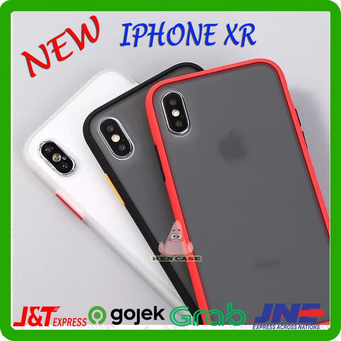 Softcase Iphone XR Case Matte Full Colour Dove Transparan