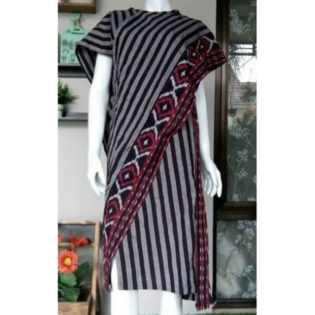Dress tenun lurik