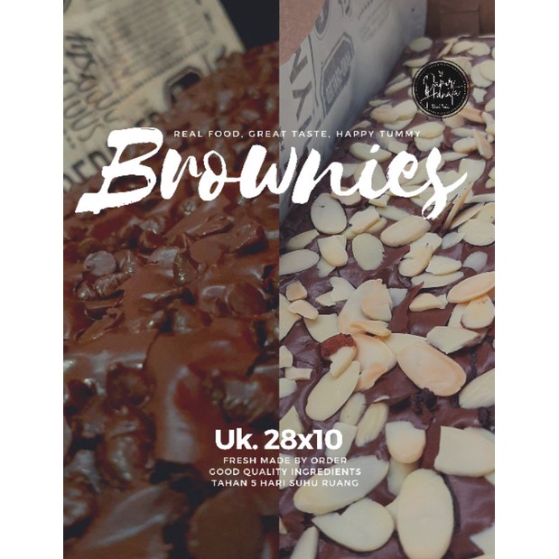 

Fudgy Brownies premium uk. 28x10