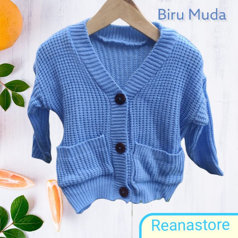 (Premium) Kardigan Anak Rajut 6 BULAN - 10 TAHUN/Kardigan rajut anak lucu 7get