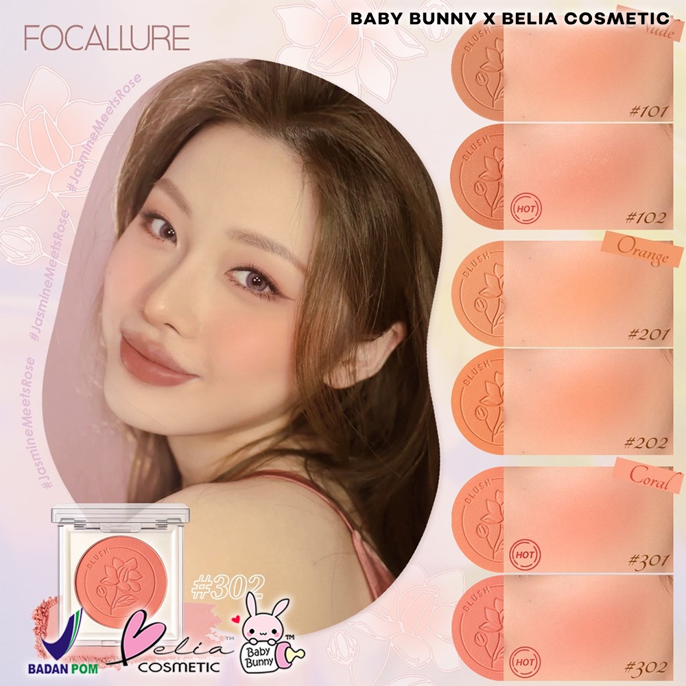 ❤ BELIA ❤ FOCALLURE Perfection Velvet Blush FA235 | Blush On | Powder Blush | BPOM