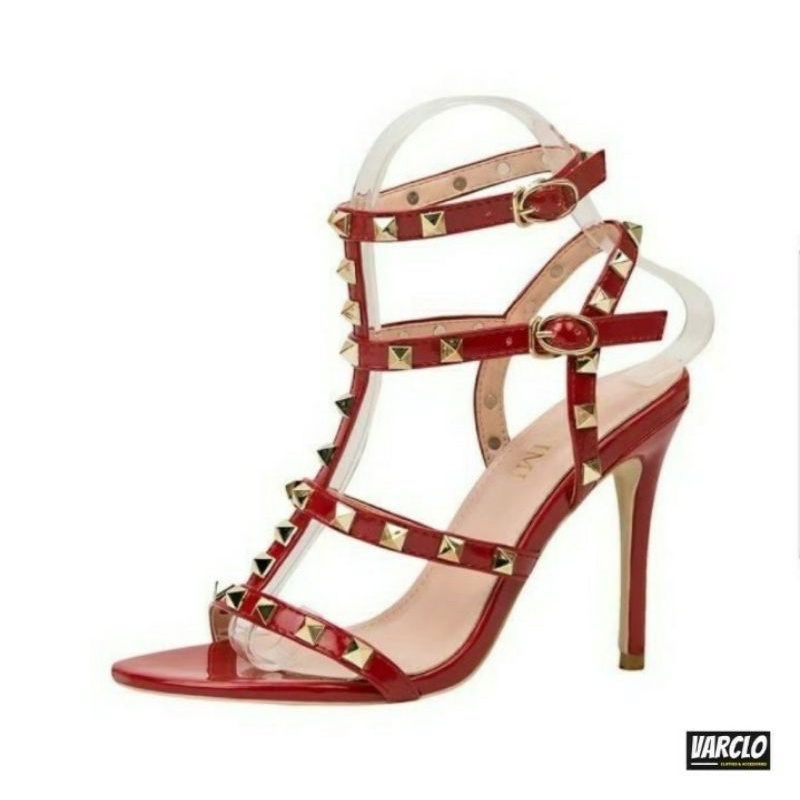 Sepatu High Heels Wanita MODEL GESPER I Sepatu Wanita Glossy I Sepatu High Heels