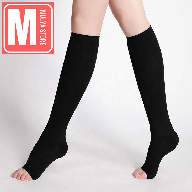 Stocking Varises Ccl1 Medical Compression Calf Stoking Kompresi Varices Travel Flight Socks Impor