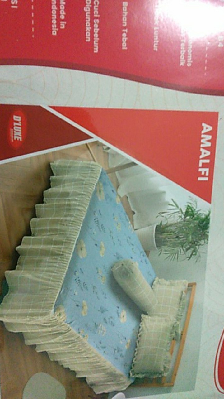 Sprei Kintakun Rumbai 180x200 Adalyn/alamanda/amalfi/cornelia/ingrid/jardin/leaf/magali/my Valentine