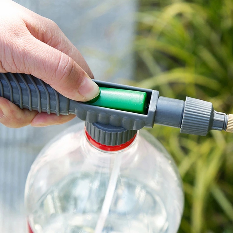 1PC Manual High Pressure Air Pump Sprayer/ Adjustable Drink Bottle Spray /Portable Plastic Garden Watering  Nozzle/Watering Tool Supplies Accessories Garden Tool、