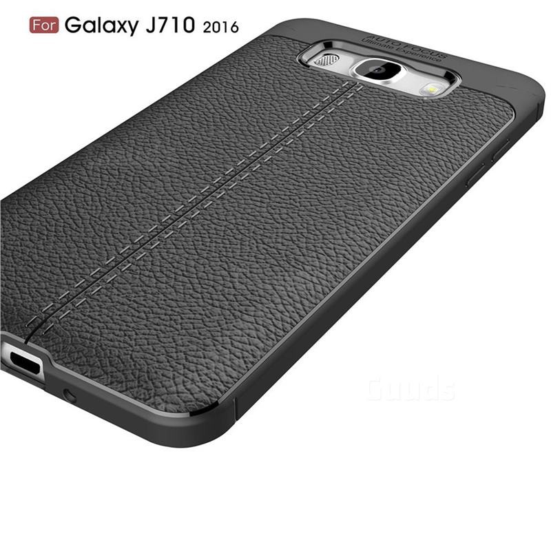 Case Autofocus Samsung J7 Plus dan J7 2016 / J510 Softcase Jelly Lembut Hitam Black Silikon Elegant