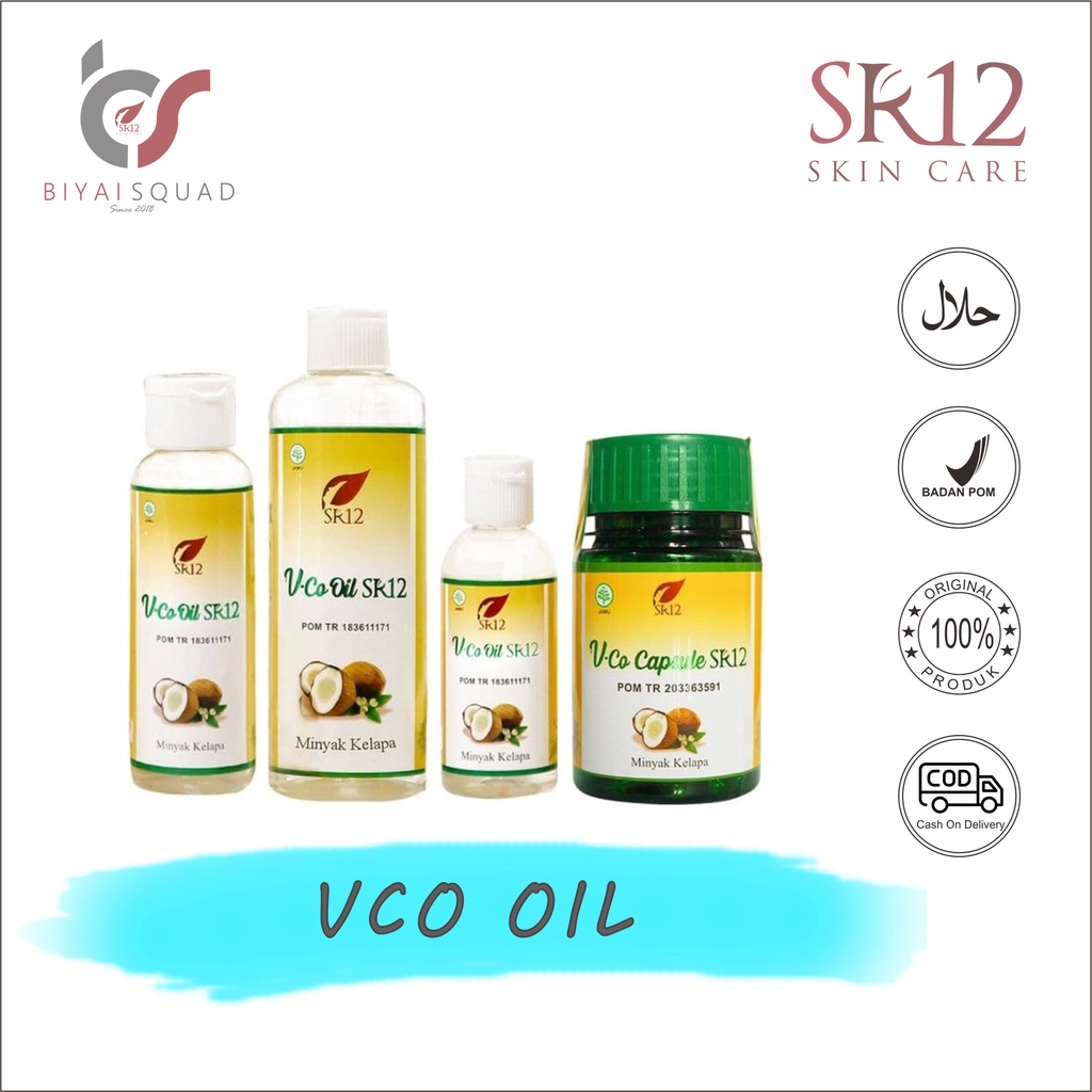 VCO / Imun Booster  V-CO SR12 / Minyak Kelapa Murni Original SR12 / Virgin Coconut Oil SR12