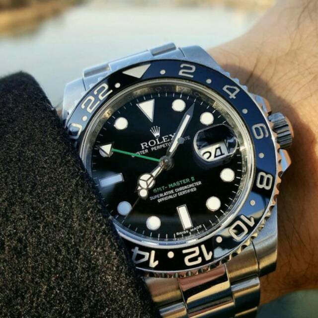 Jam Tangan Pria Merk Rolex GMT Master II Type 16233