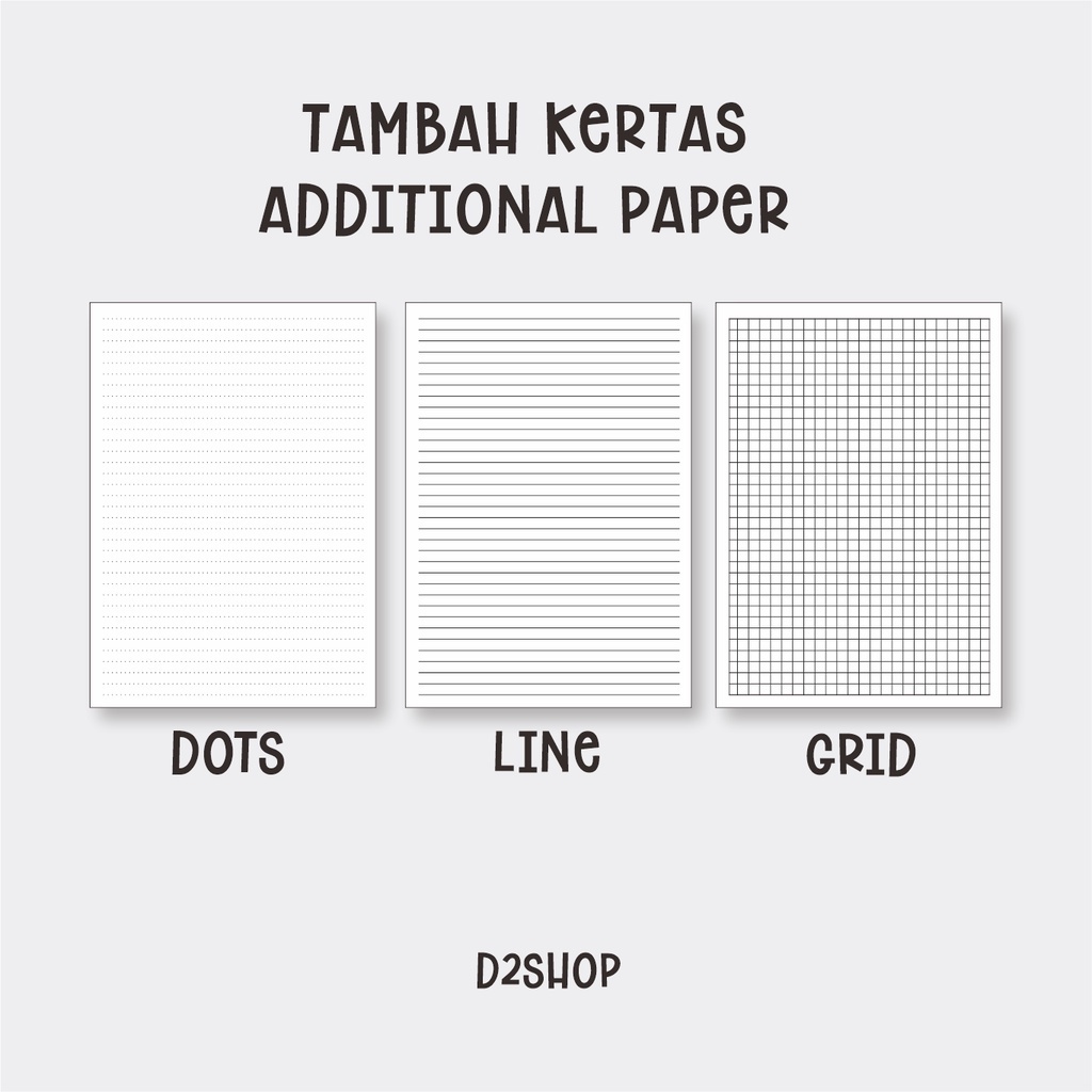 

Tambah kertas untuk notebook A5