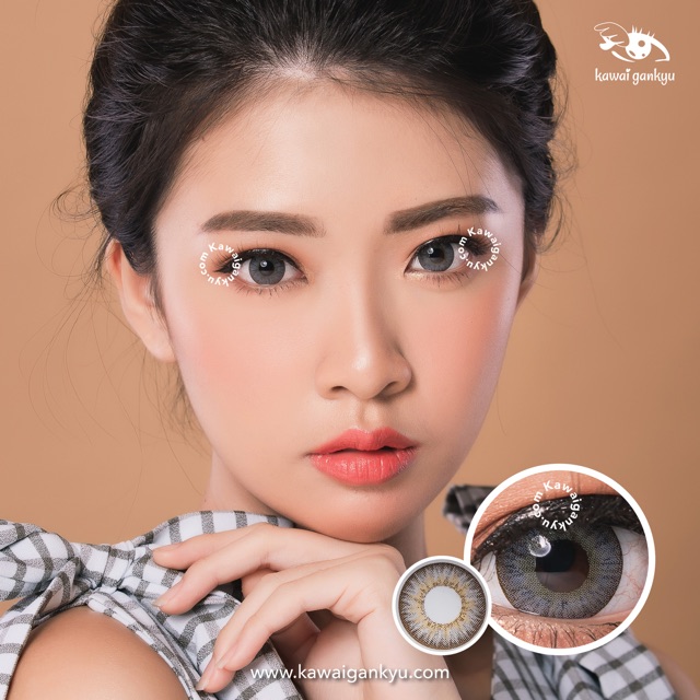 KawaiGankyu Softlens - Voxie phoenix gray (1botol)