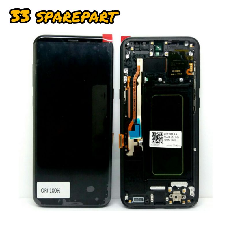 LCD FULLSET + FRAME SAMSUNG GALAXY S8 PLUS ORIGINAL