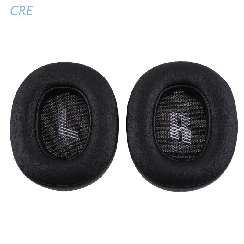 Cre 1 Pasang Earpads Pengganti Bahan Kulit Untuk Headset J-B-L E55BT