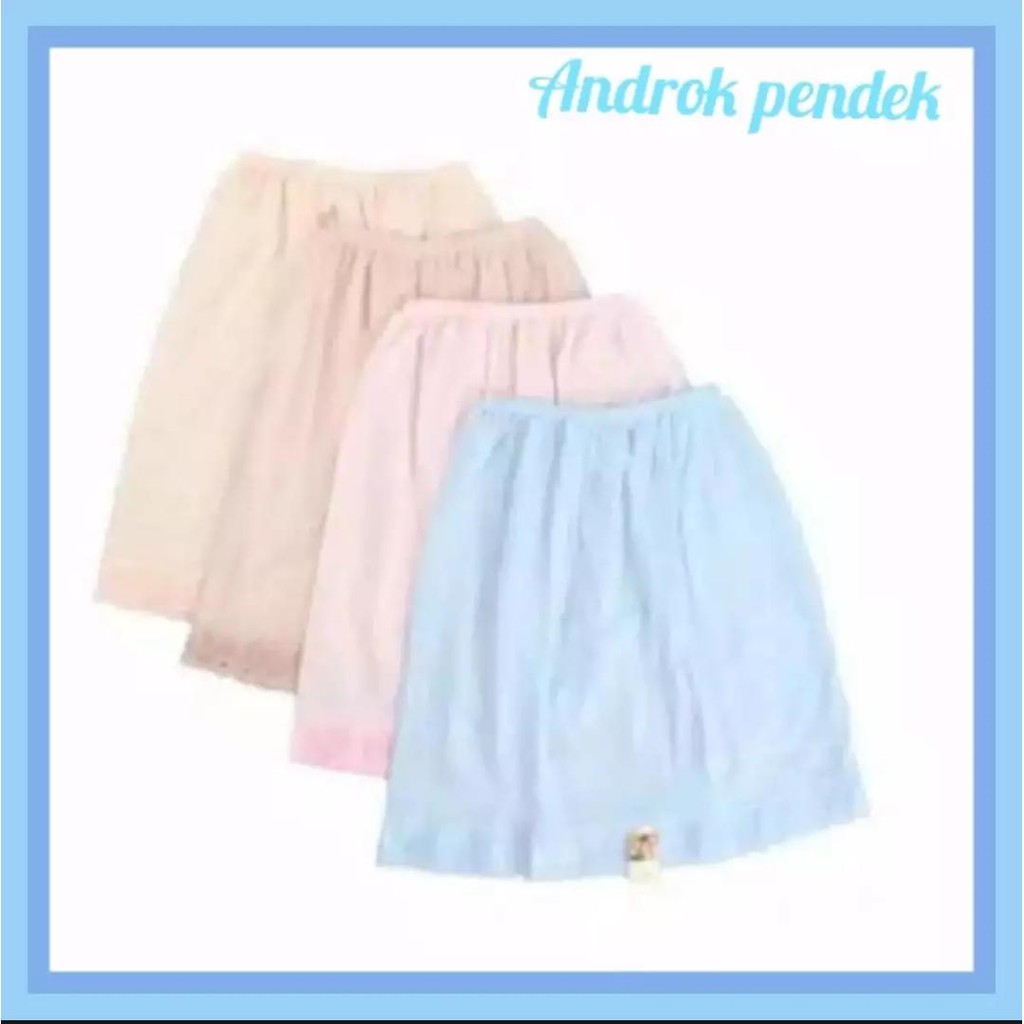 ANDROK ROK DALAMAN  WANITA MEKSI PENDEK SIZE XL