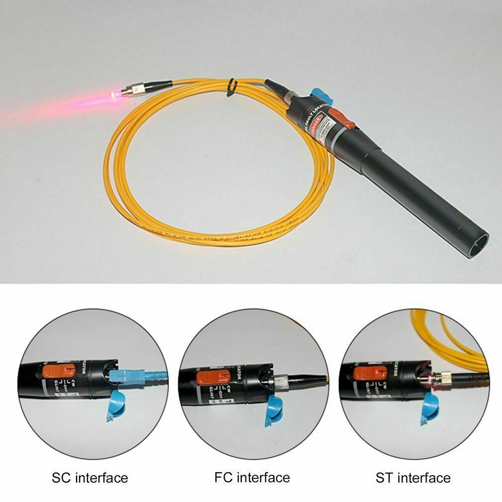 fiber optik visual fault locator laser pen 5mw 10mw