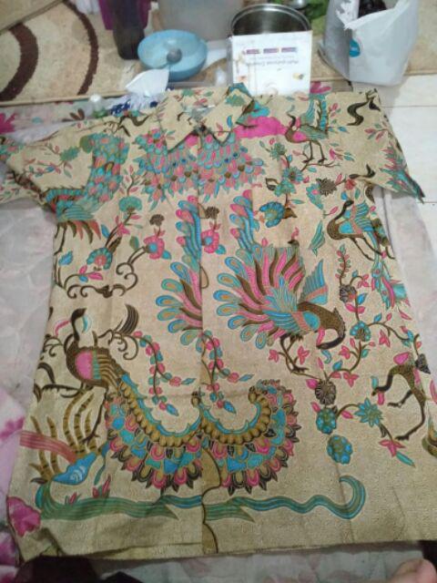 Maura Couple - Sania Ruffle-batik Wanita Atasan Blouse-garansi Termurah Shopee-alkhalis
