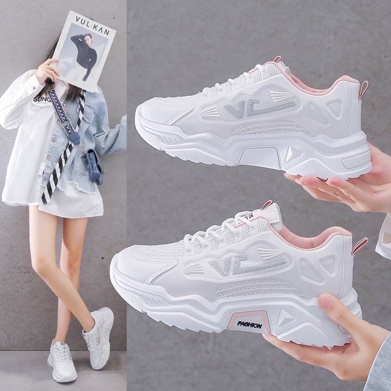 HS / Sepatu Sneaker Wanita PU Premium SP 248