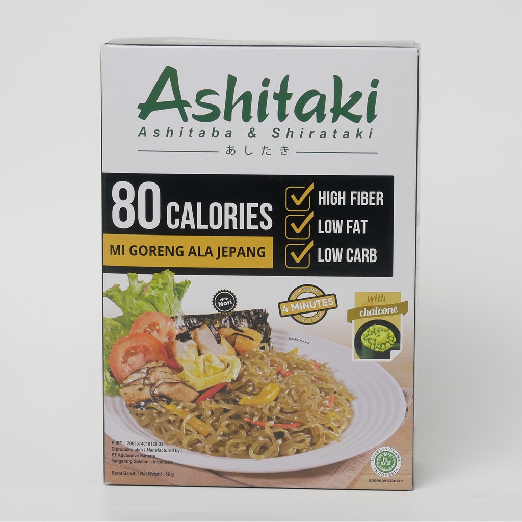 Ashitaki Mi Goreng Ala Jepang 68gr (Mie Rendah Kalori)