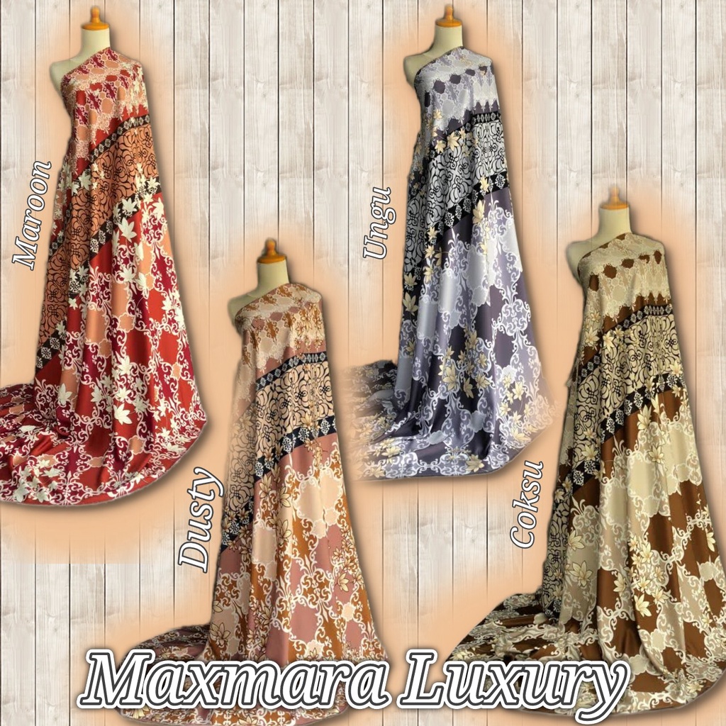 Kain Gamis Maxmara motif Kirana harga per setengah meter