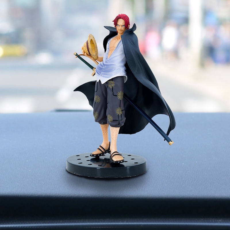 Mainan Action Figure Model Anime One Piece Rambut Merah Shanks Bahan PVC Ukuran 17cm Untuk Koleksi Anak