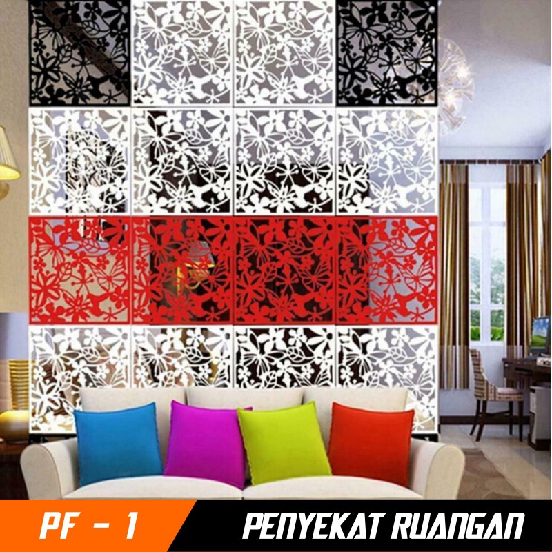 Dekorasi Penyekat Ruangan Vintage Penyekat Ruangan Minimalis 1set isi 4pcs Per 1 Warna