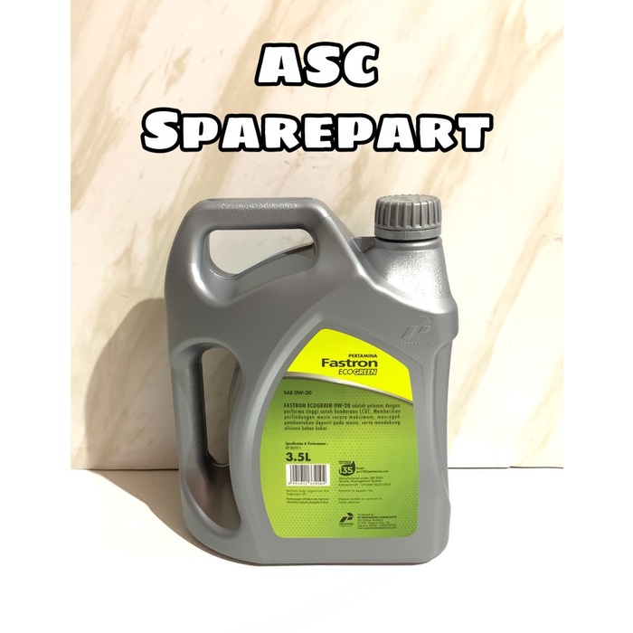 Oli Fastron Eco Green 0W-20 / Galon #98
