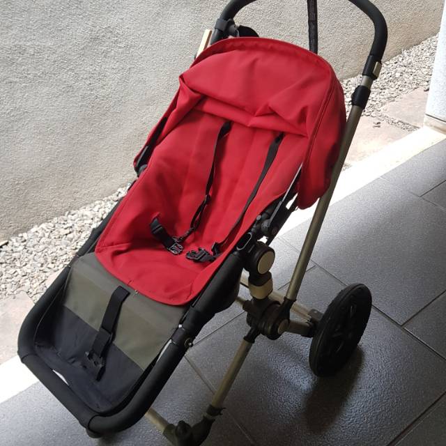 Baby Stroller Bugaboo Cameleon Red Preloved